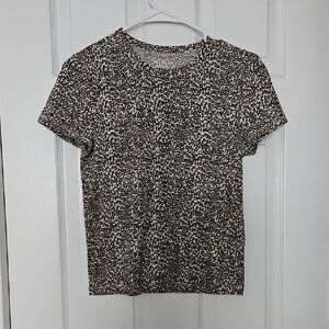 American Eagle Outfitters Animal Print Top